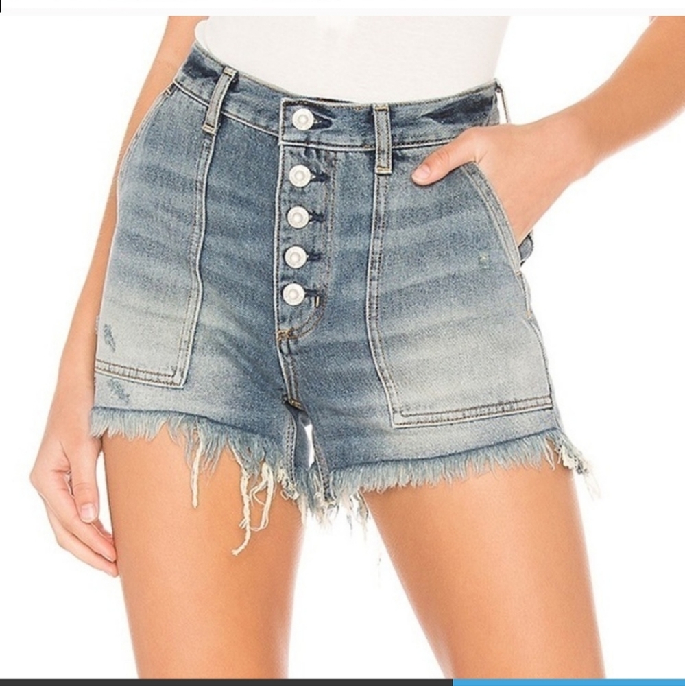 FREE PEOPLE Jesse Carpenter Cutoff Shorts sz 30